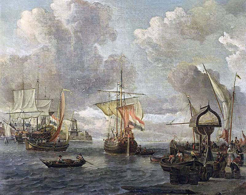 View of Harbour on the Zuiderzee